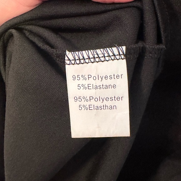 Grace Karin Black Midi Cape‎ Scoop Neck Fit Flare Sheath Midi Dress Size Medium - Picture 7 of 7